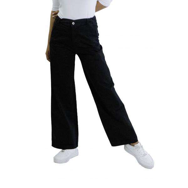 Chino palazzo in cotone